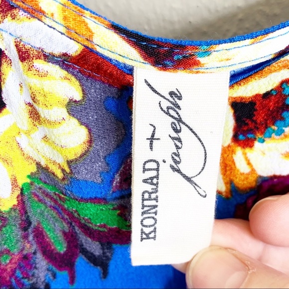 Anthro Konrad + Joseph Mandra Floral Ruffle Tunic - Picture 8 of 9